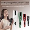 usb portable rechargeable wireless automatic hair curler rotatin